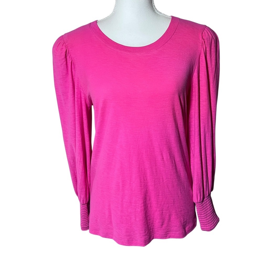 Women's Pink Long Sleeve Top